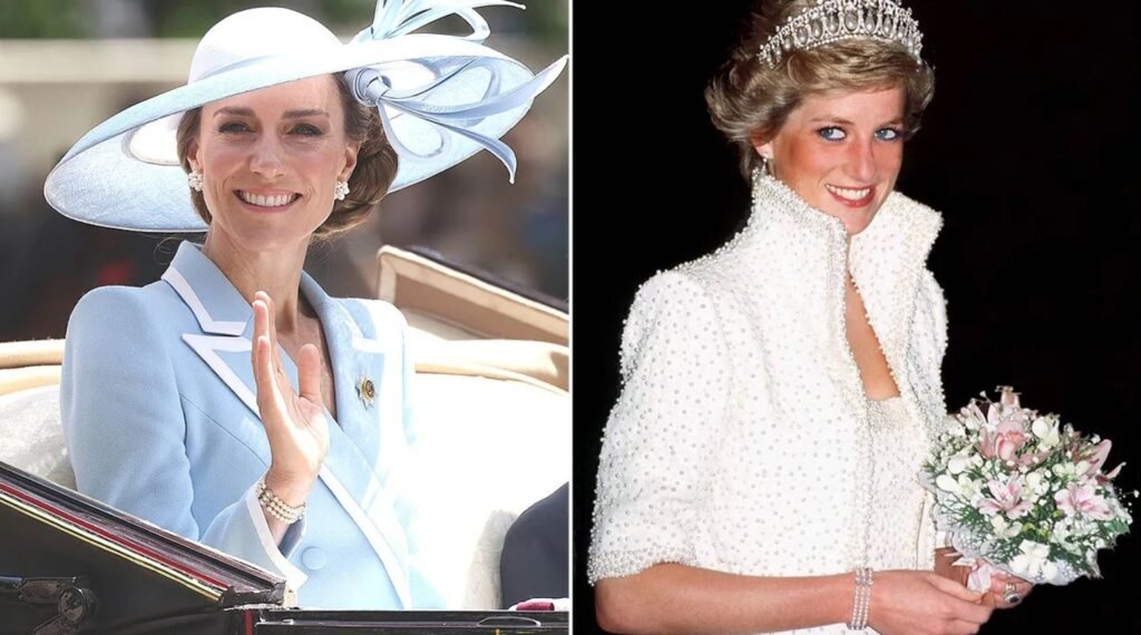 Kate Middleton homenajea a la princesa Diana con una histórica pulsera durante el Trooping the Colour