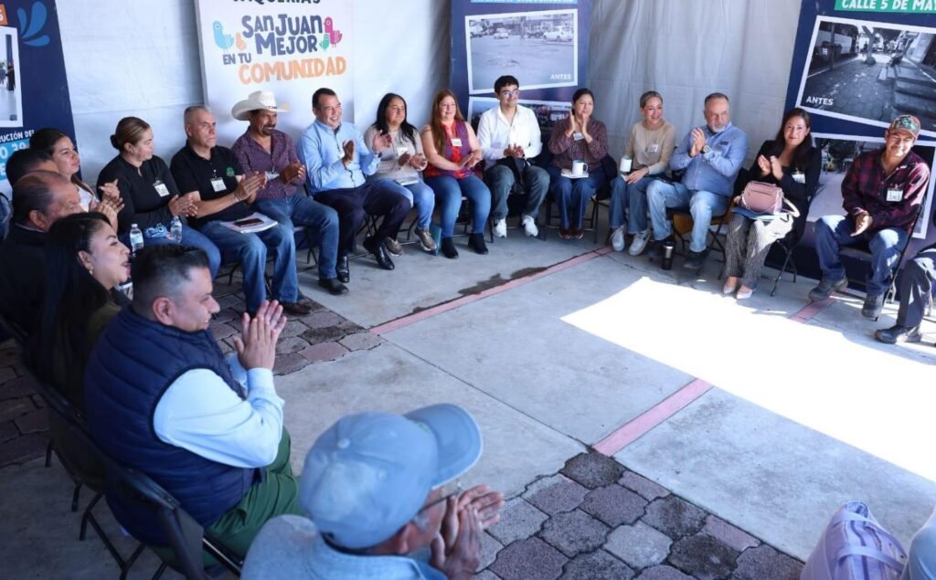 Roberto Cabrera encabeza jornada “Lunes en Laguna de Vaquerías” para fortalecer atención ciudadana en San Juan del Río