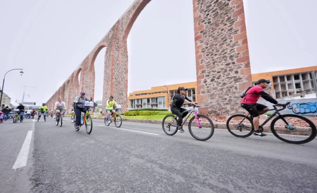 Vía Recreativa congrega a más de mil 600 personas en Los Arcos