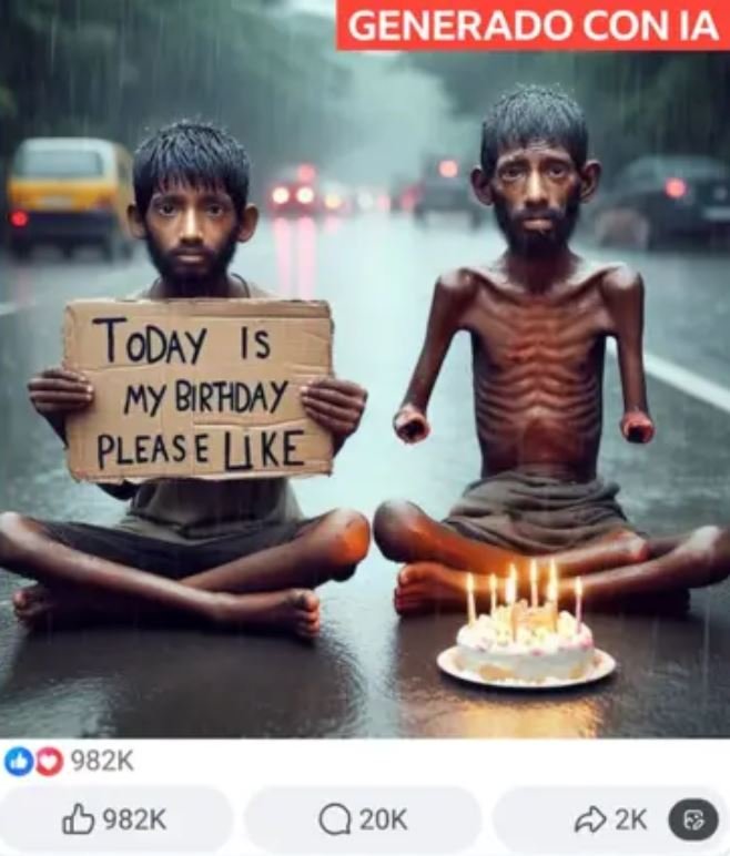 De bebés mineros a soldados hiperrealistas: el auge de las imágenes absurdas creadas con IA está cambiando las redes sociales