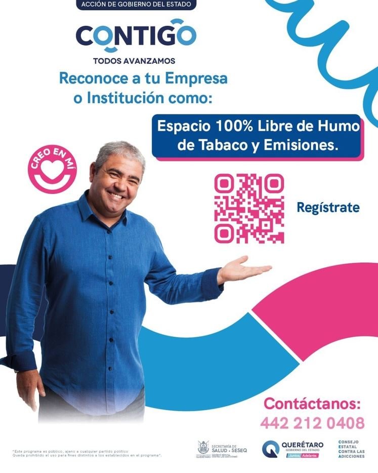 SESA invita a empresas e instituciones a obtener el reconocimiento como Espacios 100% Libres de Humo